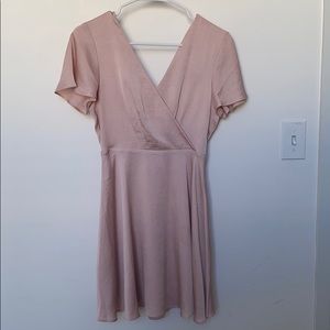 Pale Pink Silk Express Dress